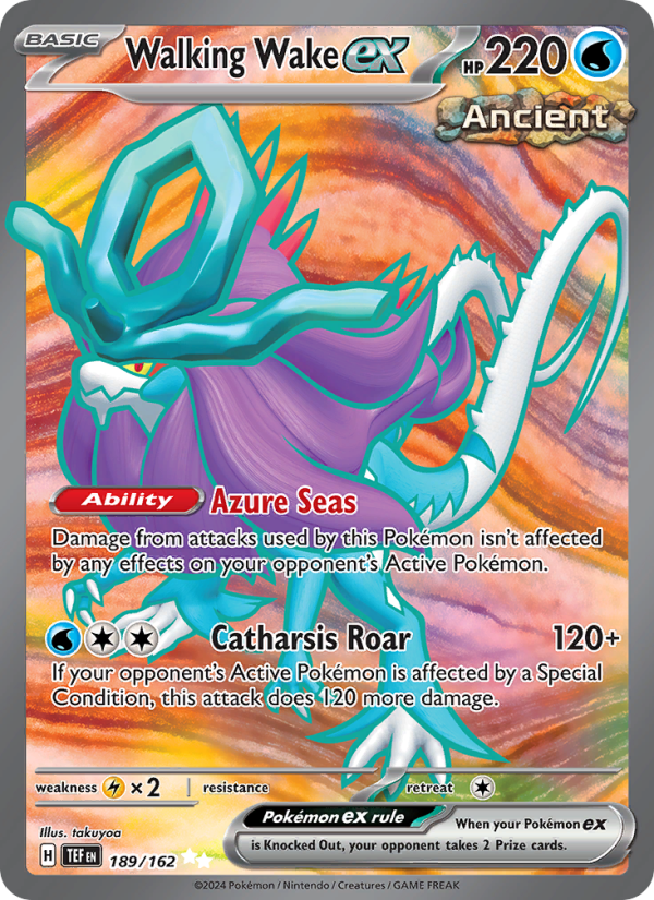 Walking Wake ex - Pokémon TCG Card