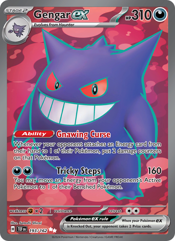 Gengar ex - Pokémon TCG Card
