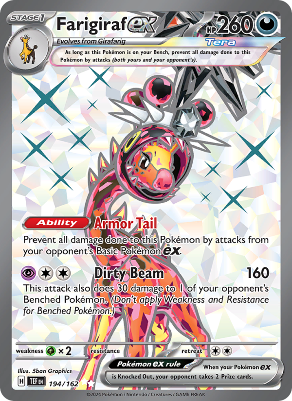 Farigiraf ex - Pokémon TCG Card