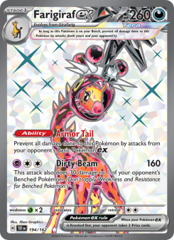 Farigiraf ex - pokemon TCG Card