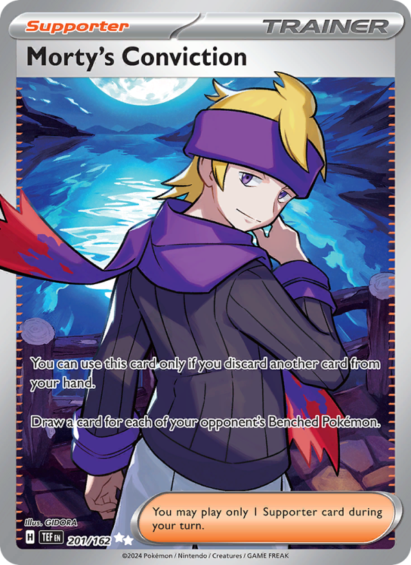 Morty's Conviction - Pokémon TCG Card