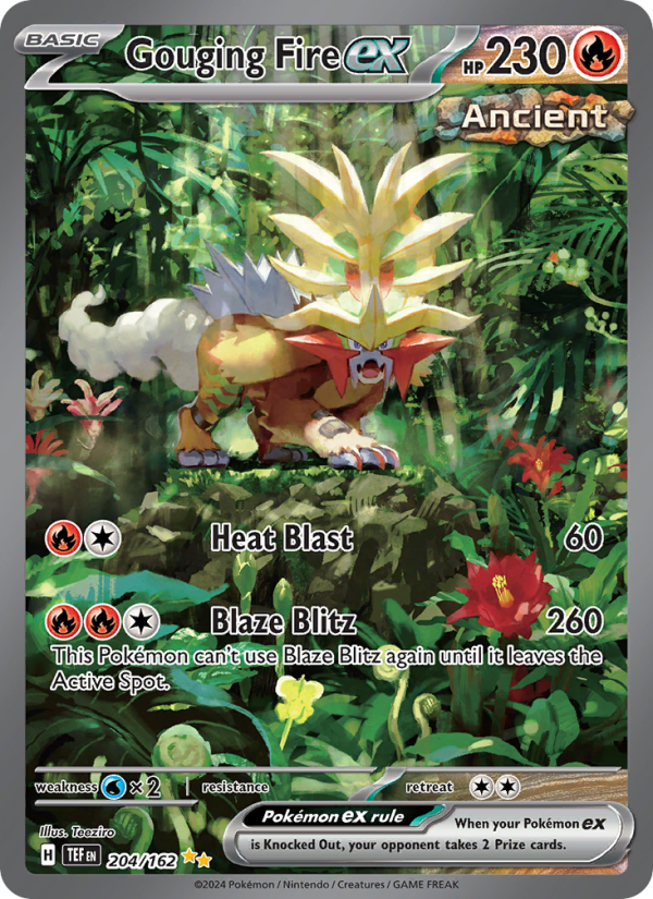 Gouging Fire ex - Pokémon TCG Card