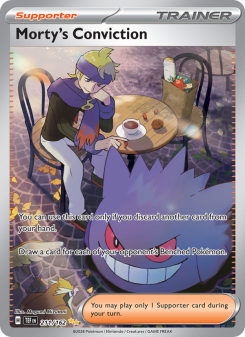Morty's Conviction - pokemon TCG Card