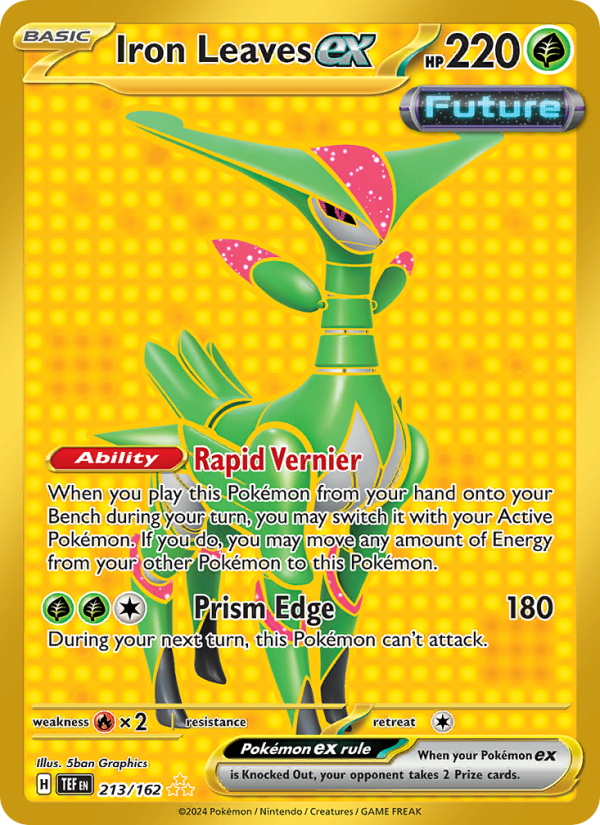 Iron Leaves ex - Pokémon TCG Card