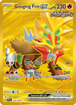 Gouging Fire ex - pokemon TCG Card