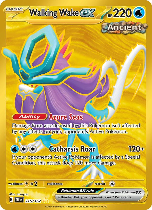 Walking Wake ex - Pokémon TCG Card