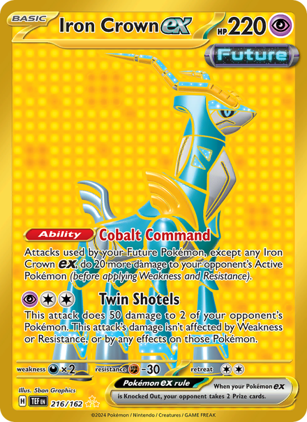 Iron Crown ex - Pokémon TCG Card