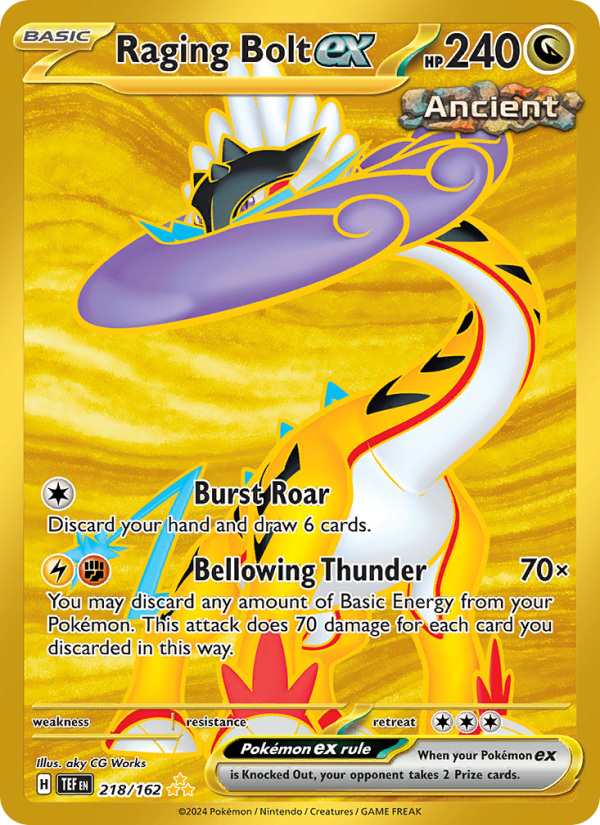 Raging Bolt ex - Pokémon TCG Card