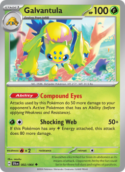 Galvantula - pokemon TCG Card
