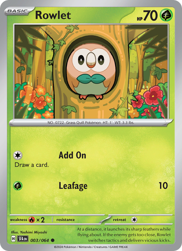 Rowlet - Pokémon TCG Card