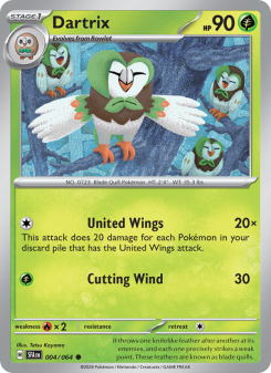 Dartrix - pokemon TCG Card