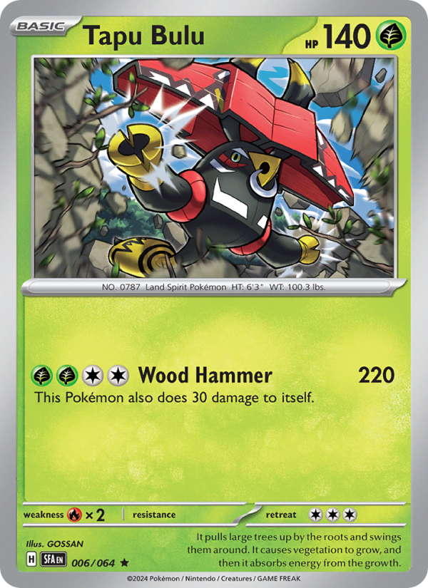 Tapu Bulu - Pokémon TCG Card