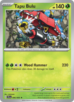 Tapu Bulu - pokemon TCG Card