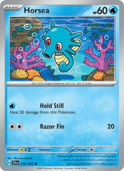 Horsea - pokemon TCG Card