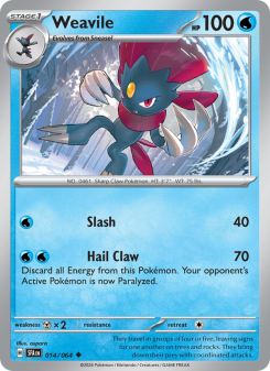 Weavile - pokemon TCG Card