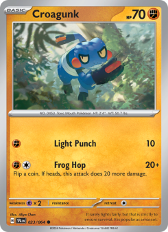Croagunk - pokemon TCG Card