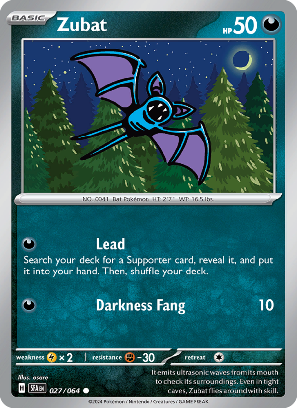 Zubat - Pokémon TCG Card
