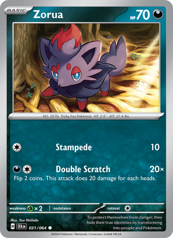 Zorua - Pokémon TCG Card