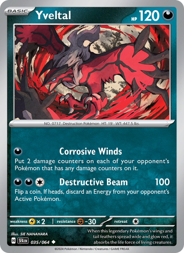 Yveltal - Pokémon TCG Card