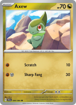 Axew - pokemon TCG Card