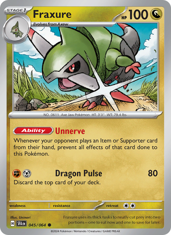Fraxure - Pokémon TCG Card