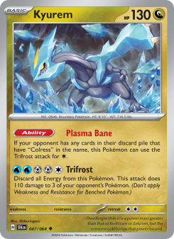 Kyurem - pokemon TCG Card