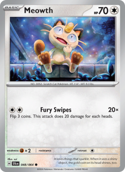 Meowth - pokemon TCG Card