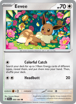 Eevee - pokemon TCG Card
