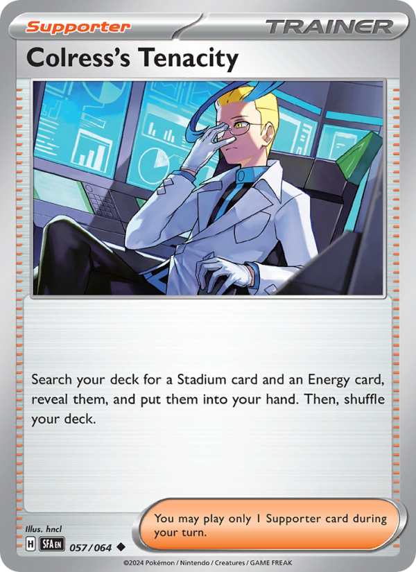 Colress's Tenacity - Pokémon TCG Card