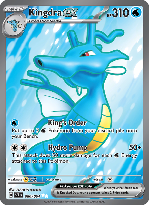 Kingdra ex - Pokémon TCG Card