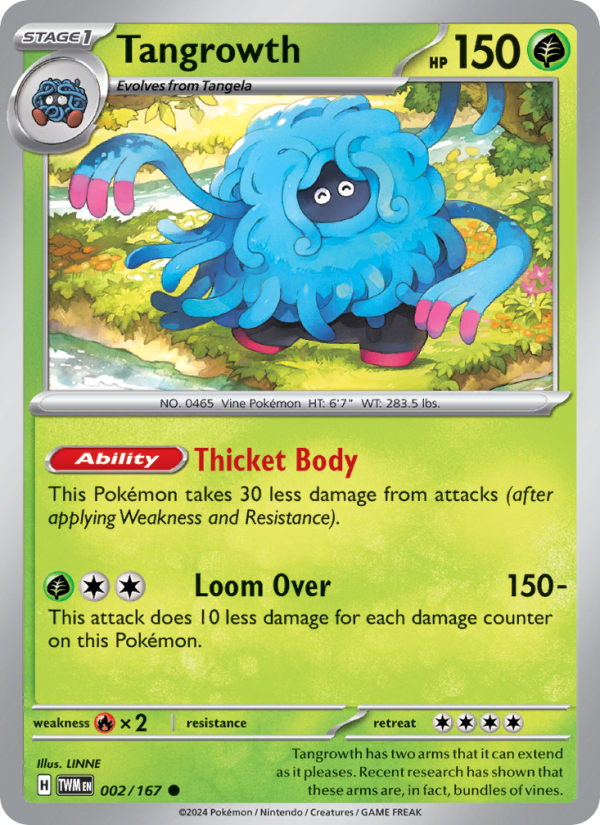 Tangrowth - Pokémon TCG Card