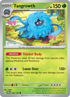 Tangrowth - pokemon TCG Card