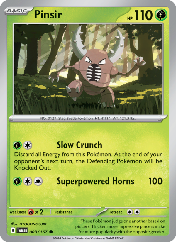 Pinsir - Pokémon TCG Card