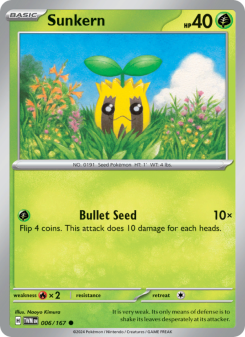 Sunkern - pokemon TCG Card