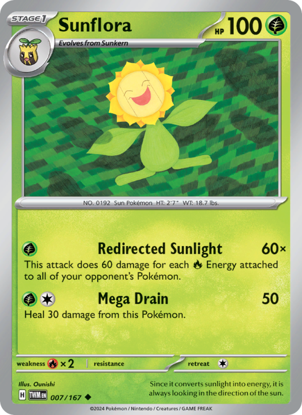 Sunflora - Pokémon TCG Card