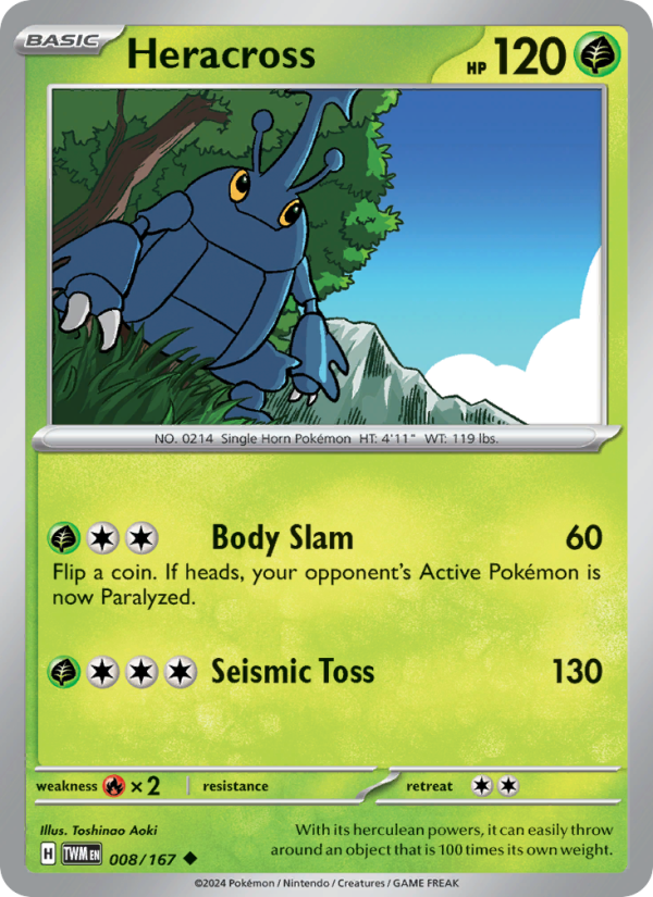 Heracross - Pokémon TCG Card