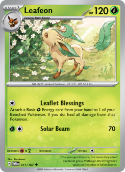 Leafeon - pokemon TCG Card
