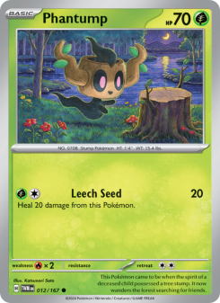 Phantump - pokemon TCG Card