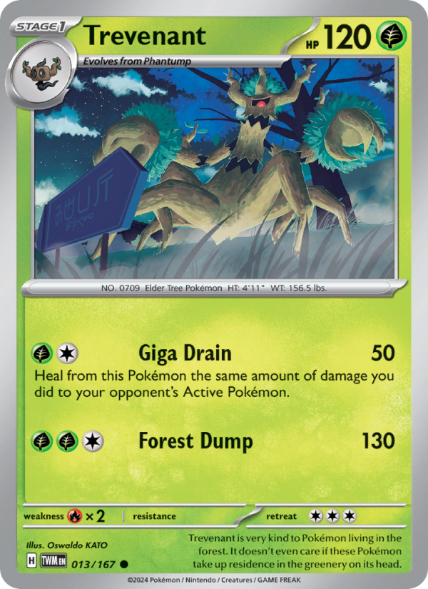 Trevenant - Pokémon TCG Card