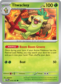 Thwackey - pokemon TCG Card