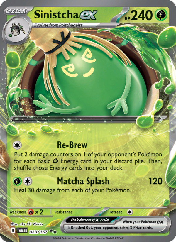 Sinistcha ex - Pokémon TCG Card