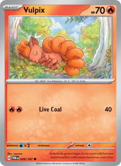 Vulpix - pokemon TCG Card