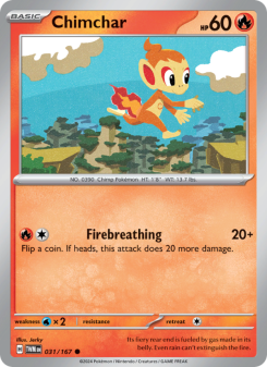 Chimchar - pokemon TCG Card
