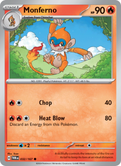 Monferno - pokemon TCG Card