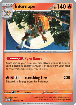 Infernape - pokemon TCG Card