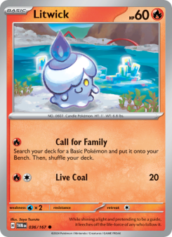 Litwick - pokemon TCG Card