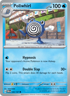 Poliwhirl - pokemon TCG Card
