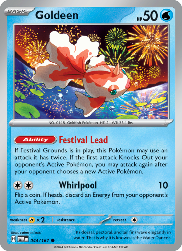 Goldeen - Pokémon TCG Card