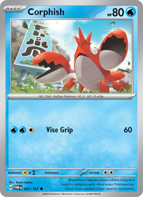 Corphish - Pokémon TCG Card
