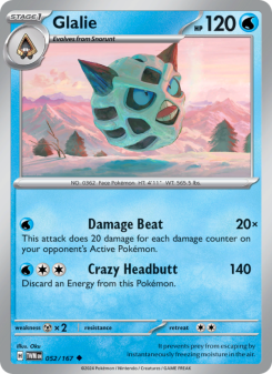 Glalie - pokemon TCG Card